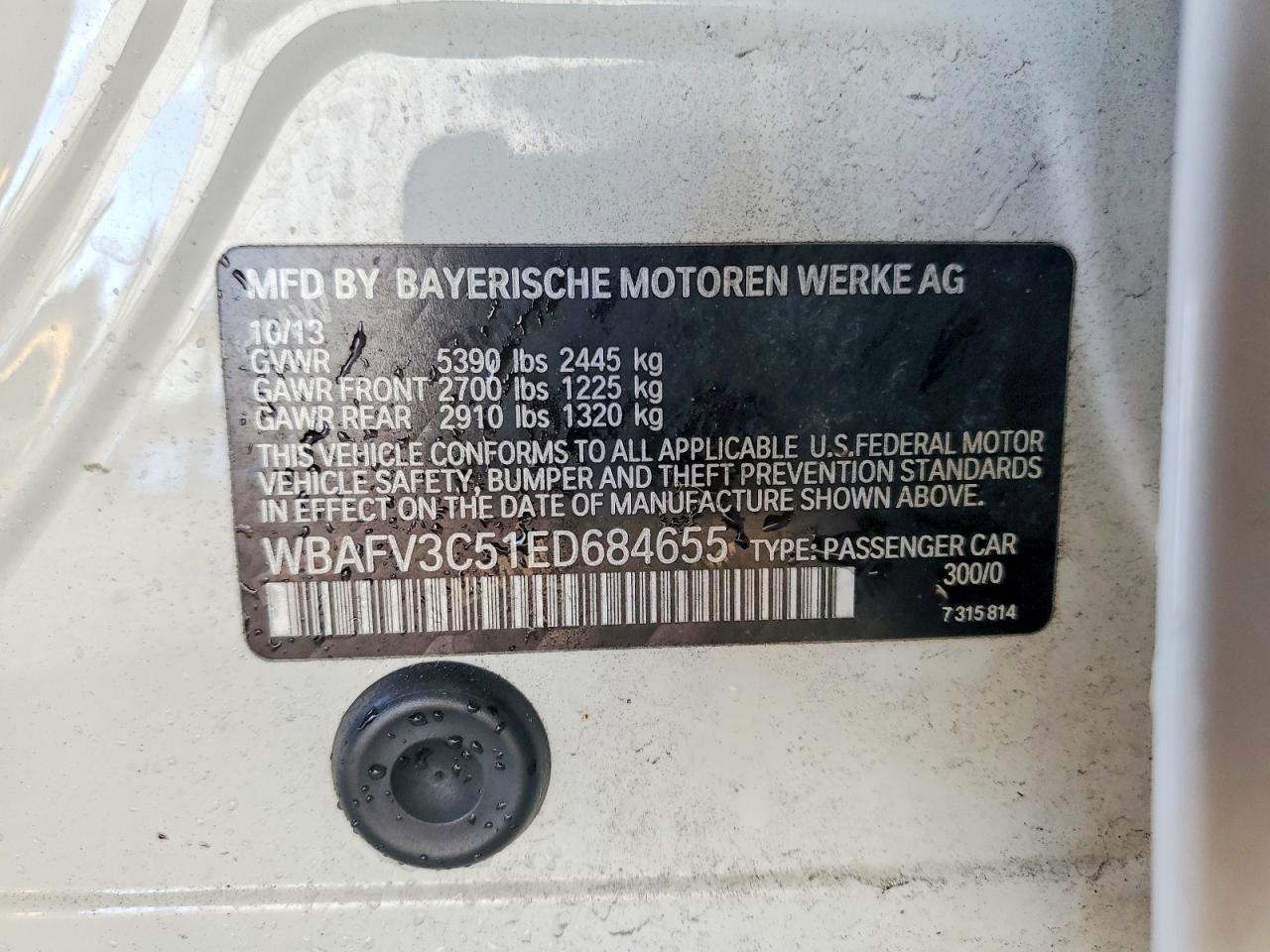 2014 BMW 535 D XDRIVE photo 12