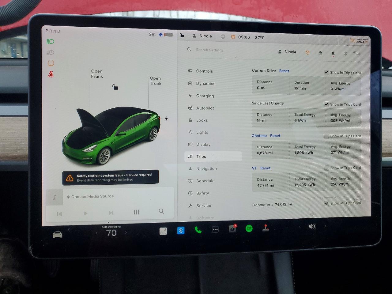 2021 TESLA MODEL 3 photo 9