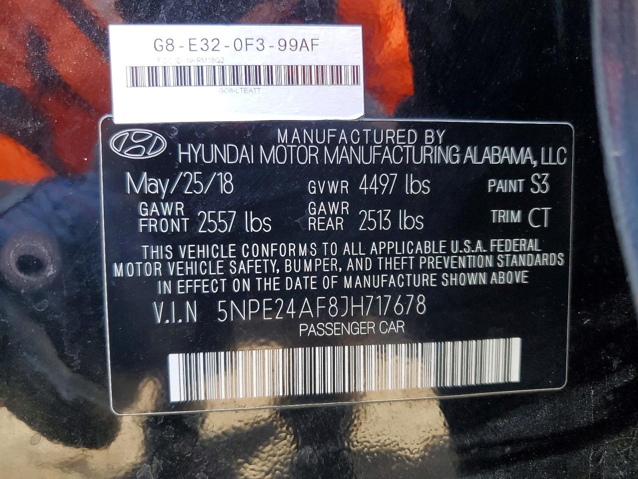 2018 HYUNDAI SONATA SE photo 12