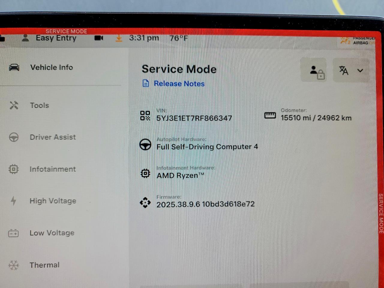 2024 TESLA MODEL 3 photo 9