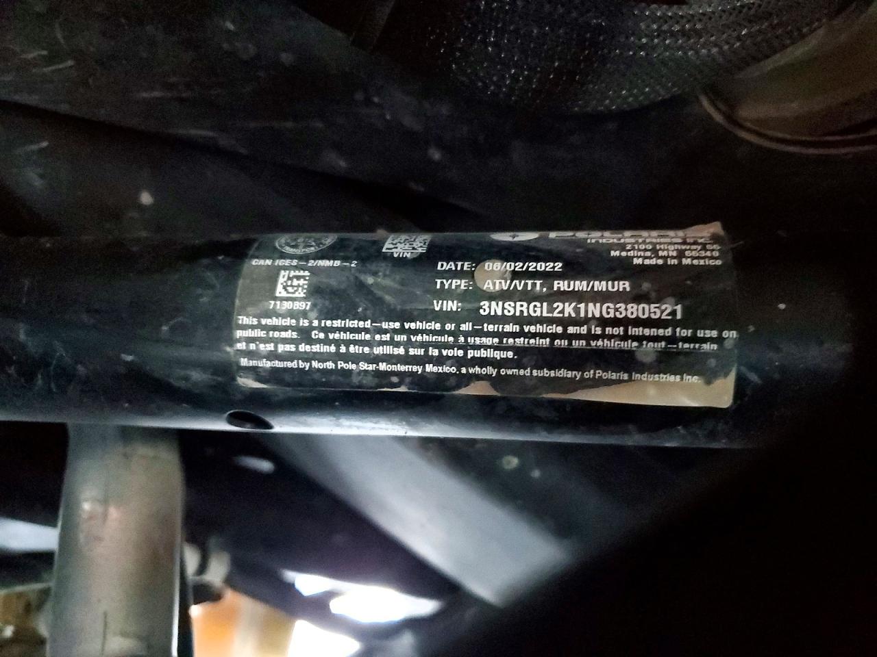 2022 POLARIS RZR PRO R UTILITY VEHICLE photo 10