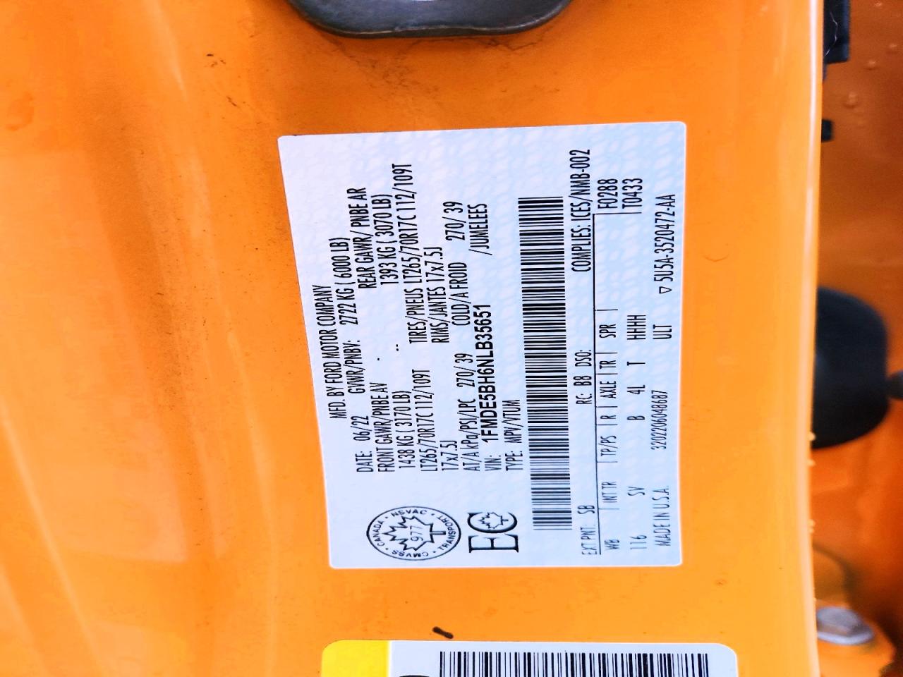 2022 FORD BRONCO BASE photo 25