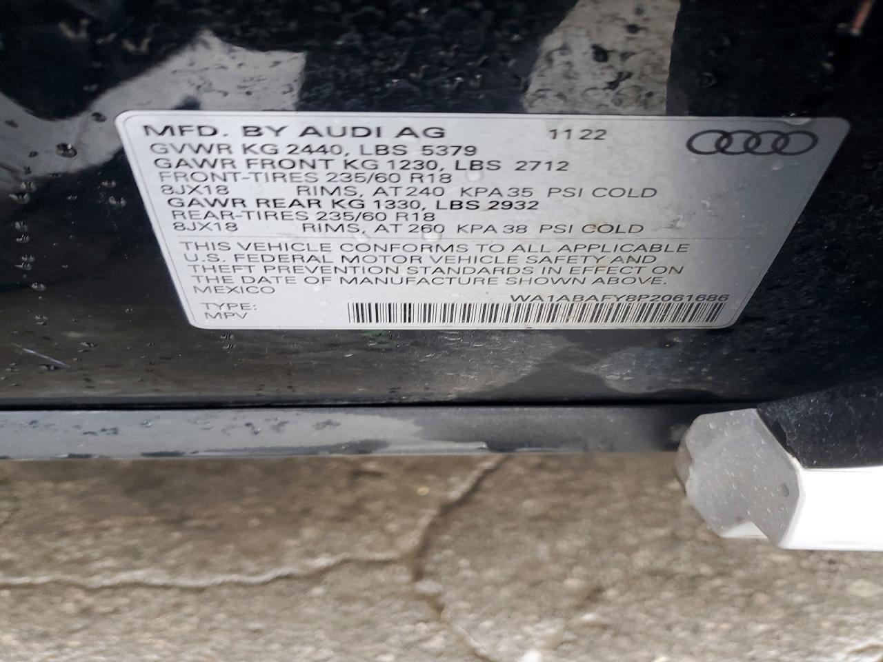 2023 AUDI Q5 PREMIUM 40 photo 13