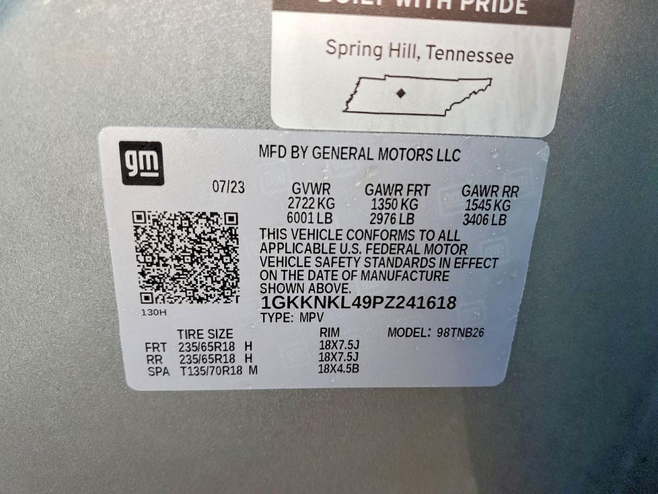 2023 GMC ACADIA SLE photo 13