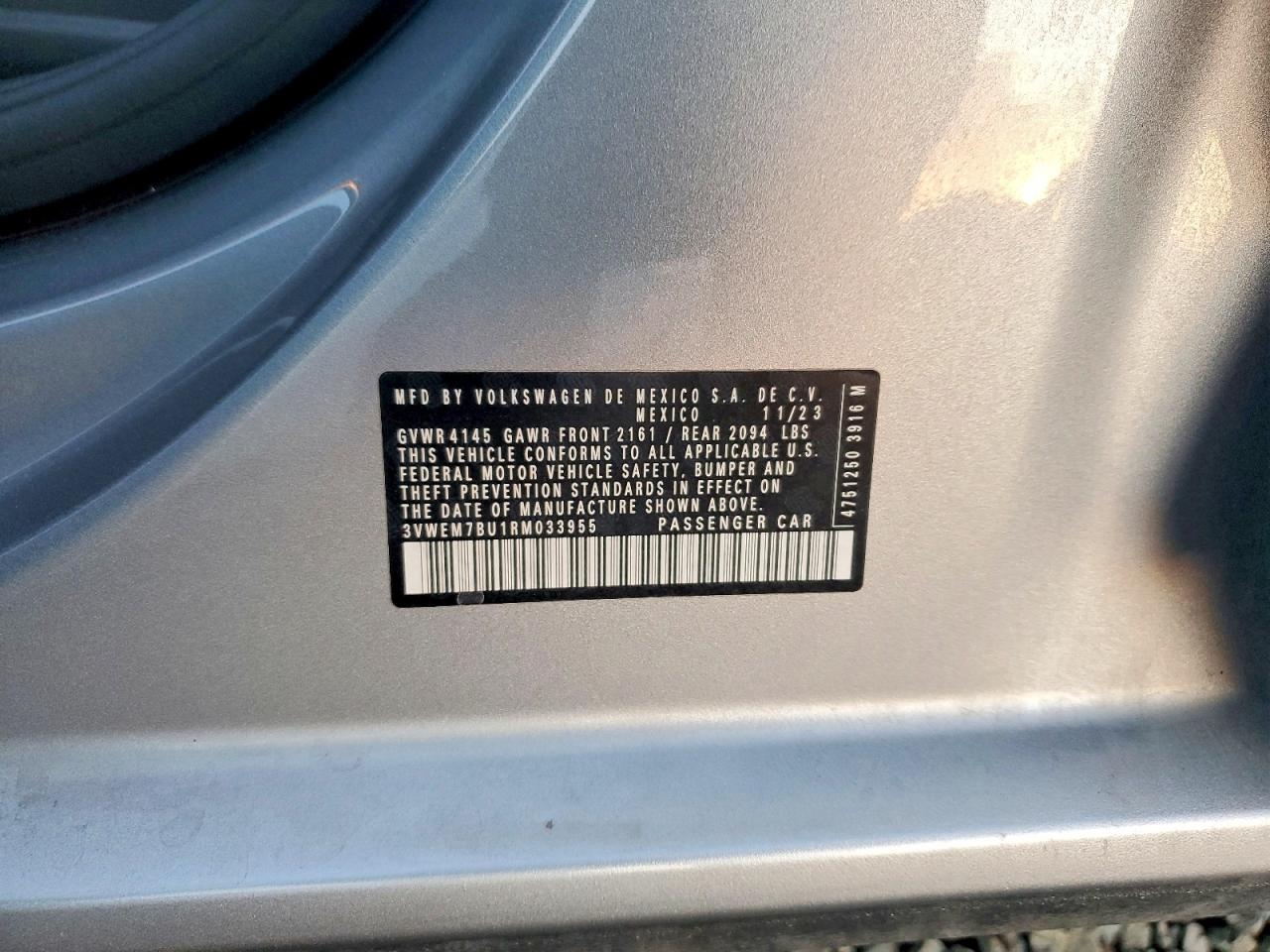 2024 VOLKSWAGEN JETTA SE photo 25