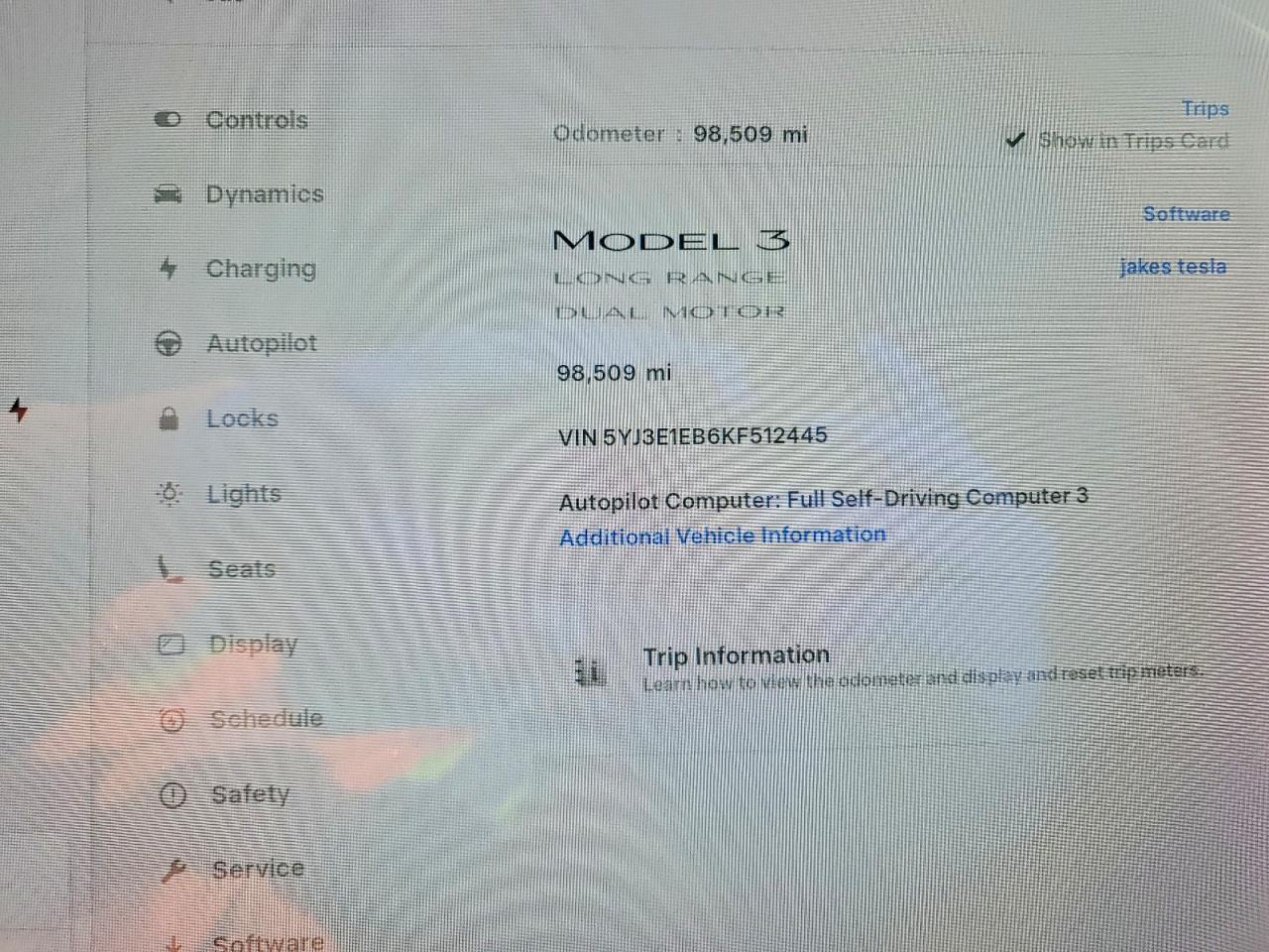 2019 TESLA MODEL 3 photo 9