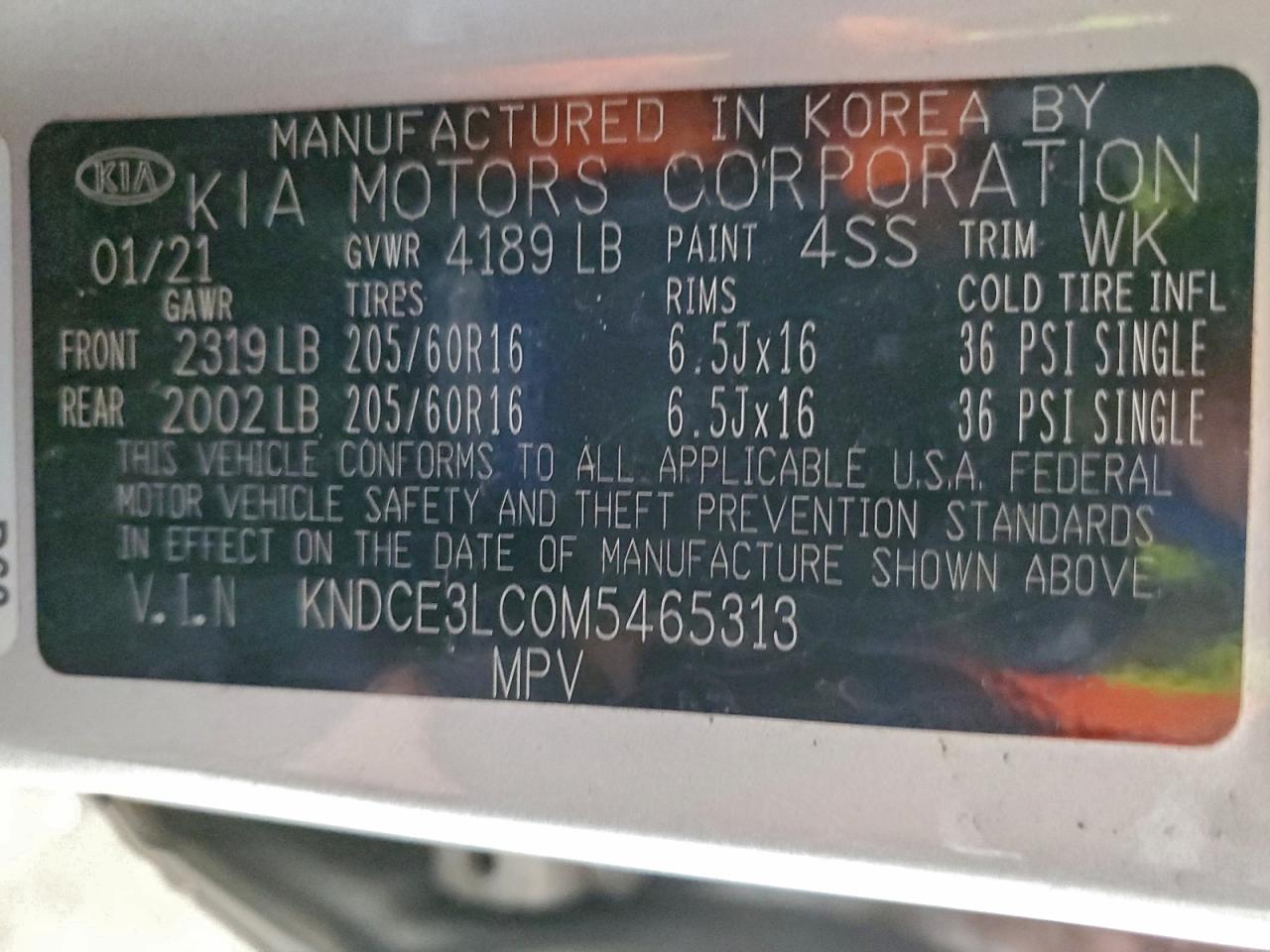 2021 KIA NIRO EX PREMIUM photo 12