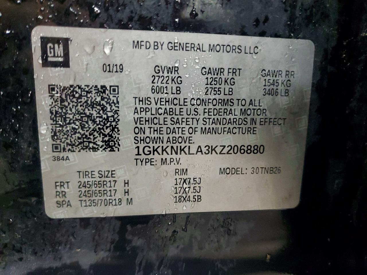 2019 GMC ACADIA SLE photo 13
