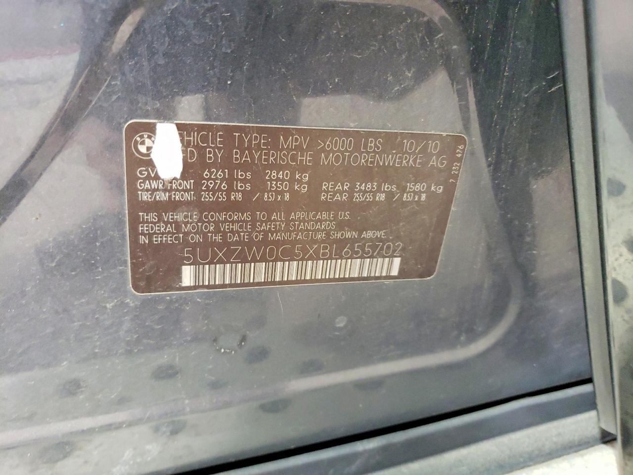 2011 BMW X5 XDRIVE35D photo 14