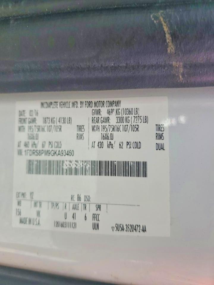 2016 FORD TRANSIT BOX TRUCK photo 13