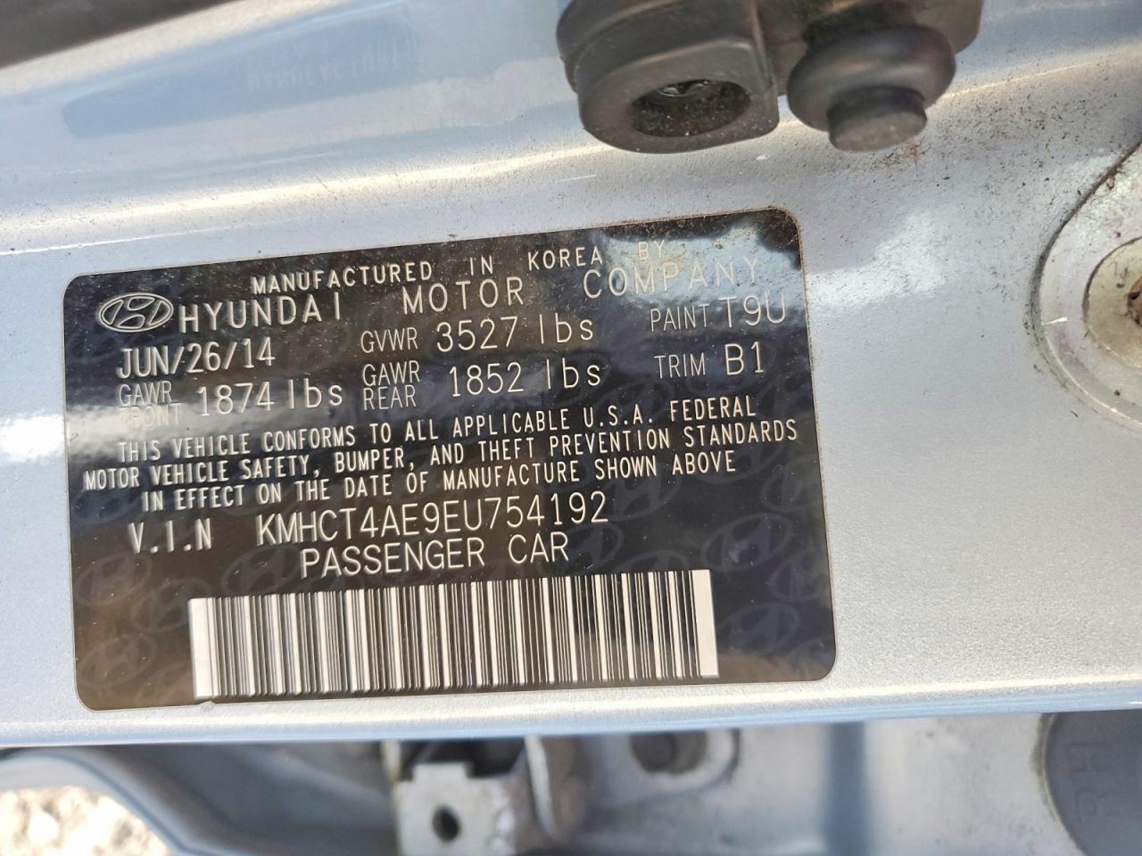 2014 HYUNDAI ACCENT GLS photo 12