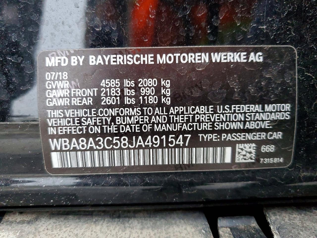 2018 BMW 320 XI photo 13
