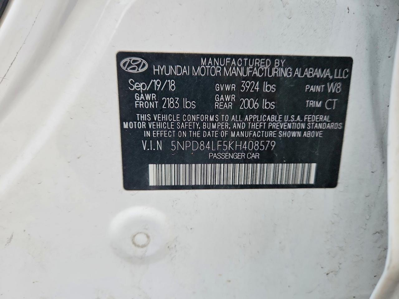 2019 HYUNDAI ELANTRA SEL photo 12