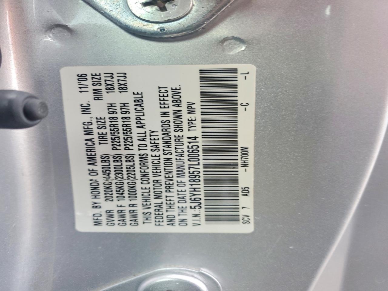 2007 HONDA ELEMENT SC photo 23
