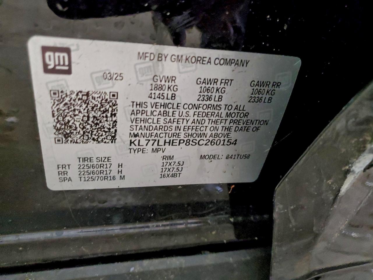 2025 CHEVROLET TRAX 1LT photo 13