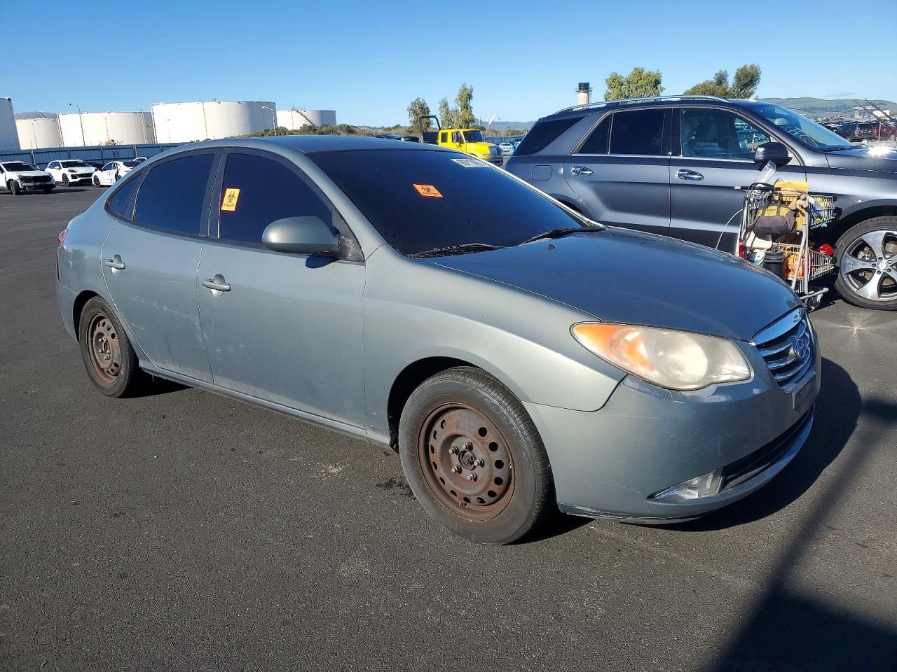 2010 HYUNDAI ELANTRA BLUE photo 4