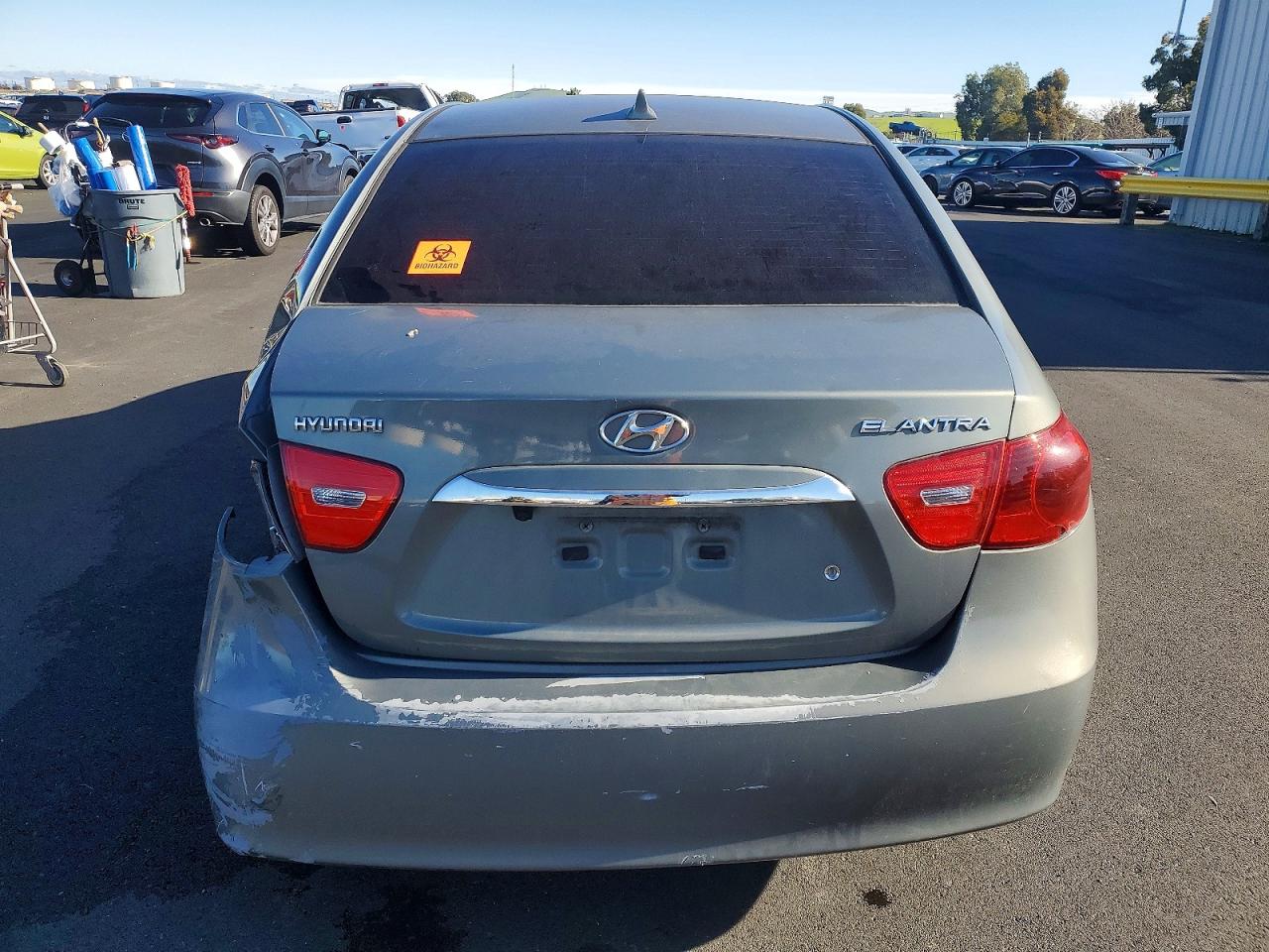 2010 HYUNDAI ELANTRA BLUE photo 6