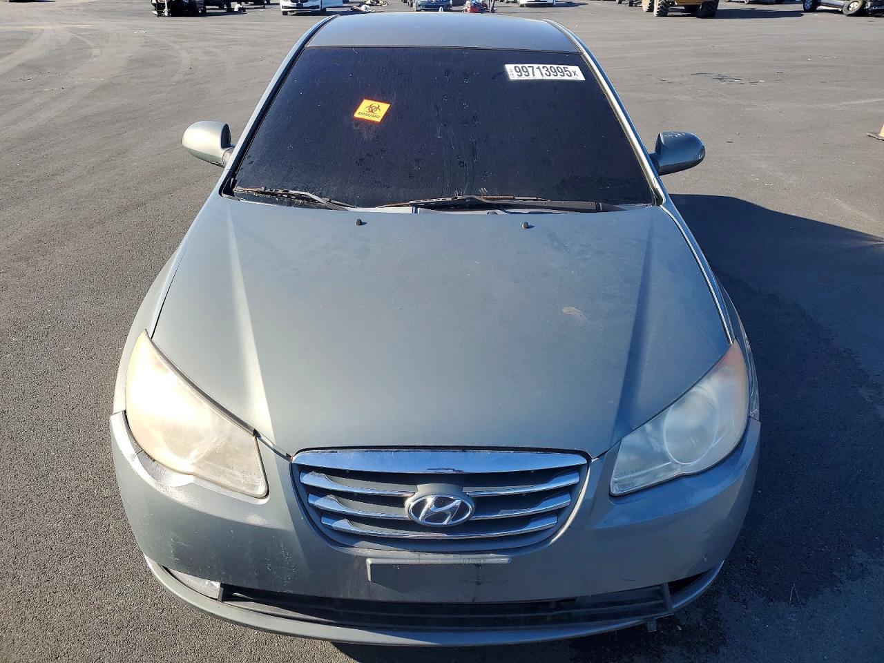 2010 HYUNDAI ELANTRA BLUE photo 5