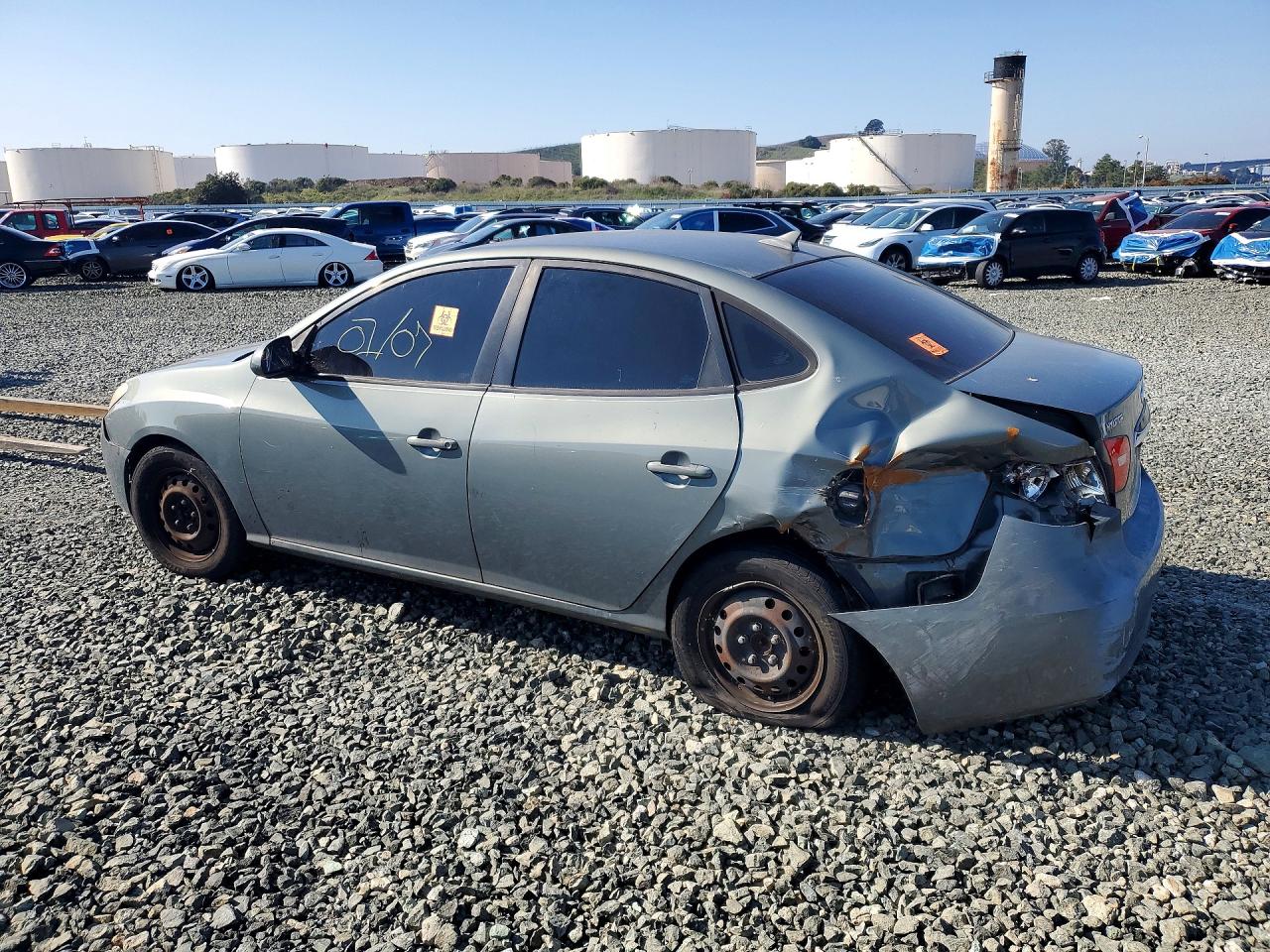 2010 HYUNDAI ELANTRA BLUE photo 2
