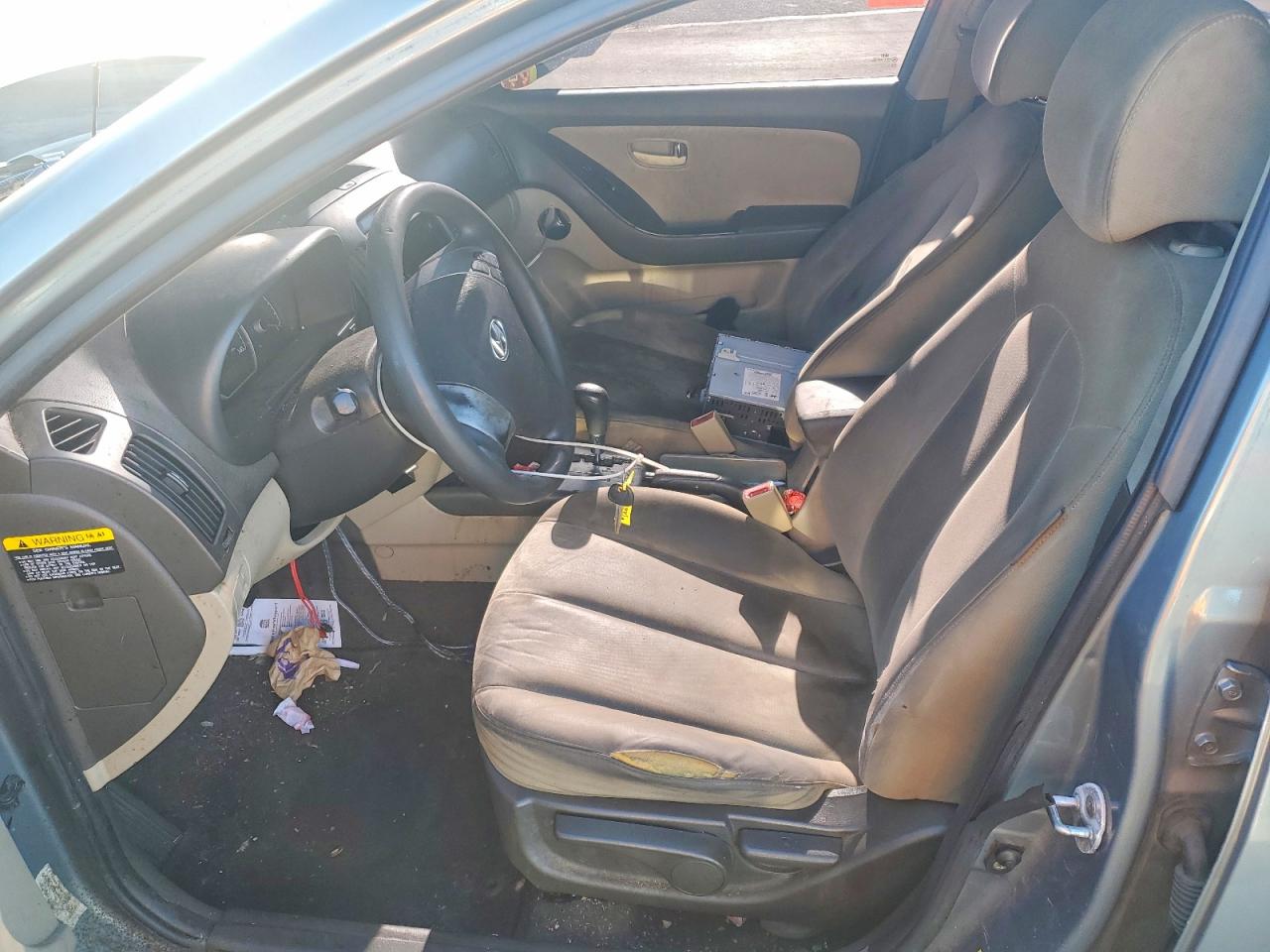 2010 HYUNDAI ELANTRA BLUE photo 7