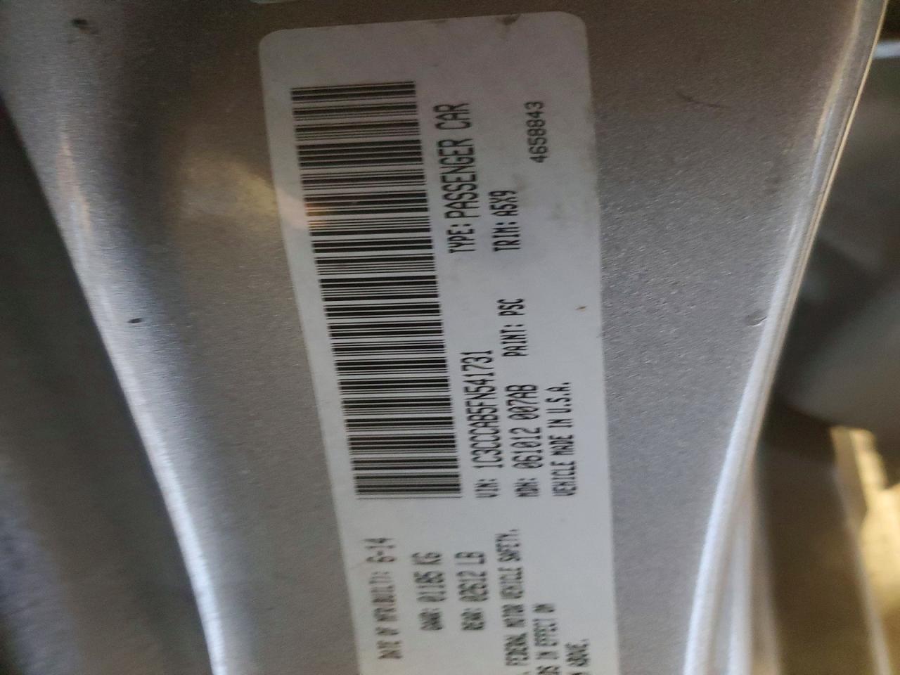 2015 CHRYSLER 200 LIMITED photo 12