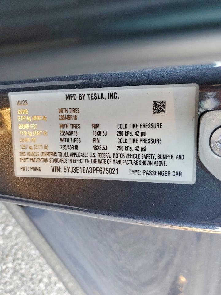 2023 TESLA MODEL 3 photo 13