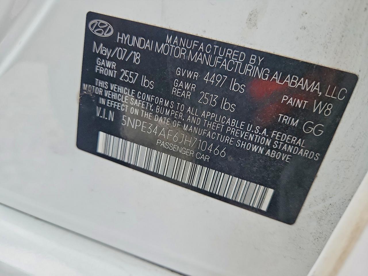 2018 HYUNDAI SONATA SPORT photo 12