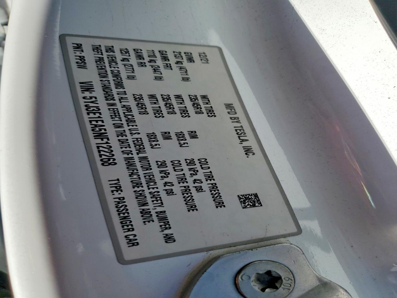 2022 TESLA MODEL 3 photo 13