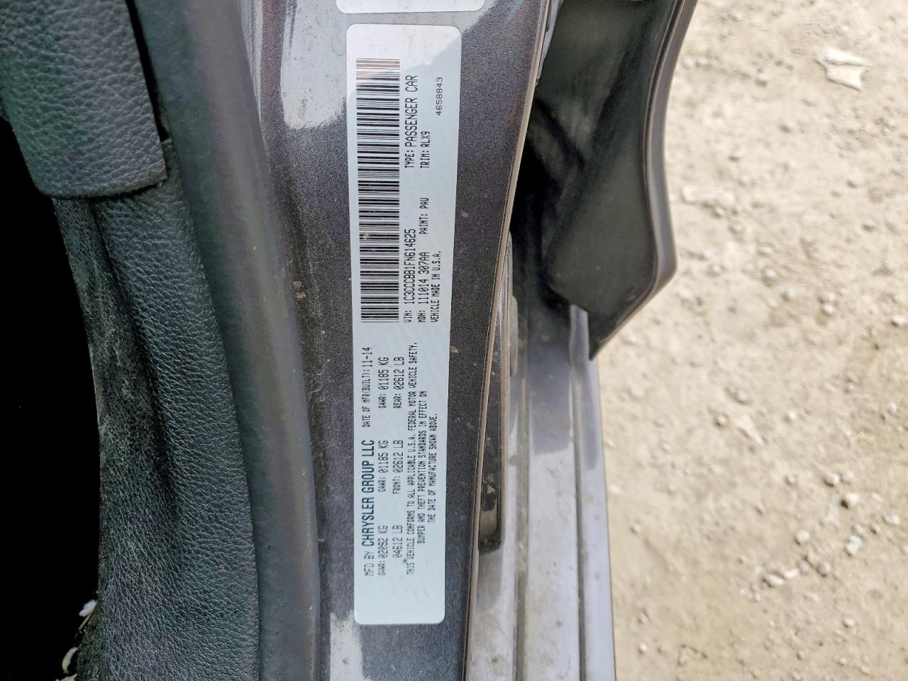2015 CHRYSLER 200 S photo 12