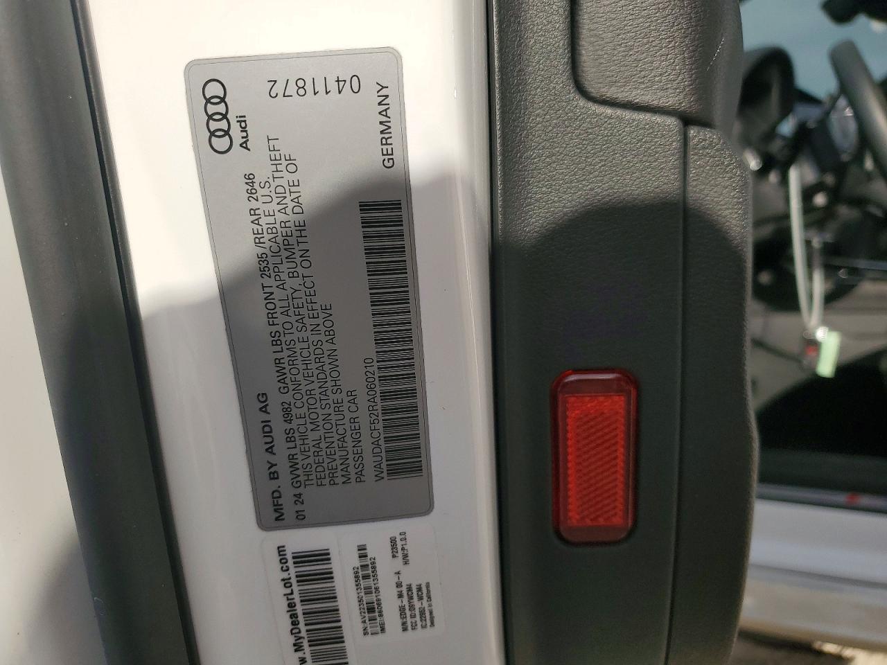 2024 AUDI A5 PREMIUM 45 photo 13