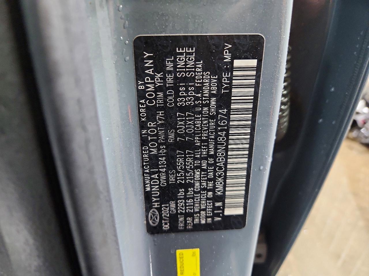 2022 HYUNDAI KONA SEL photo 13
