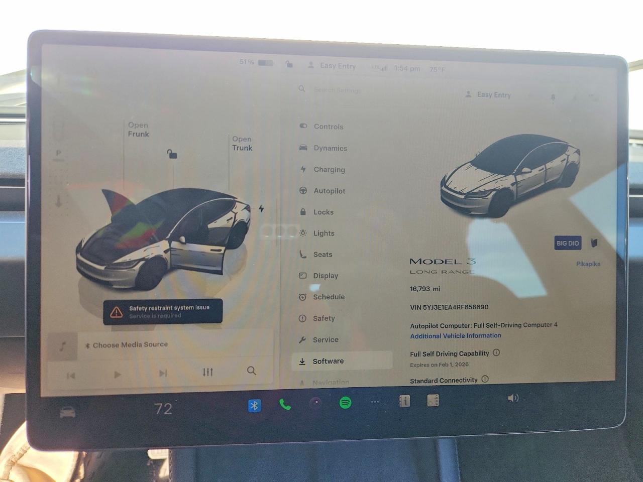 2024 TESLA MODEL 3 photo 9