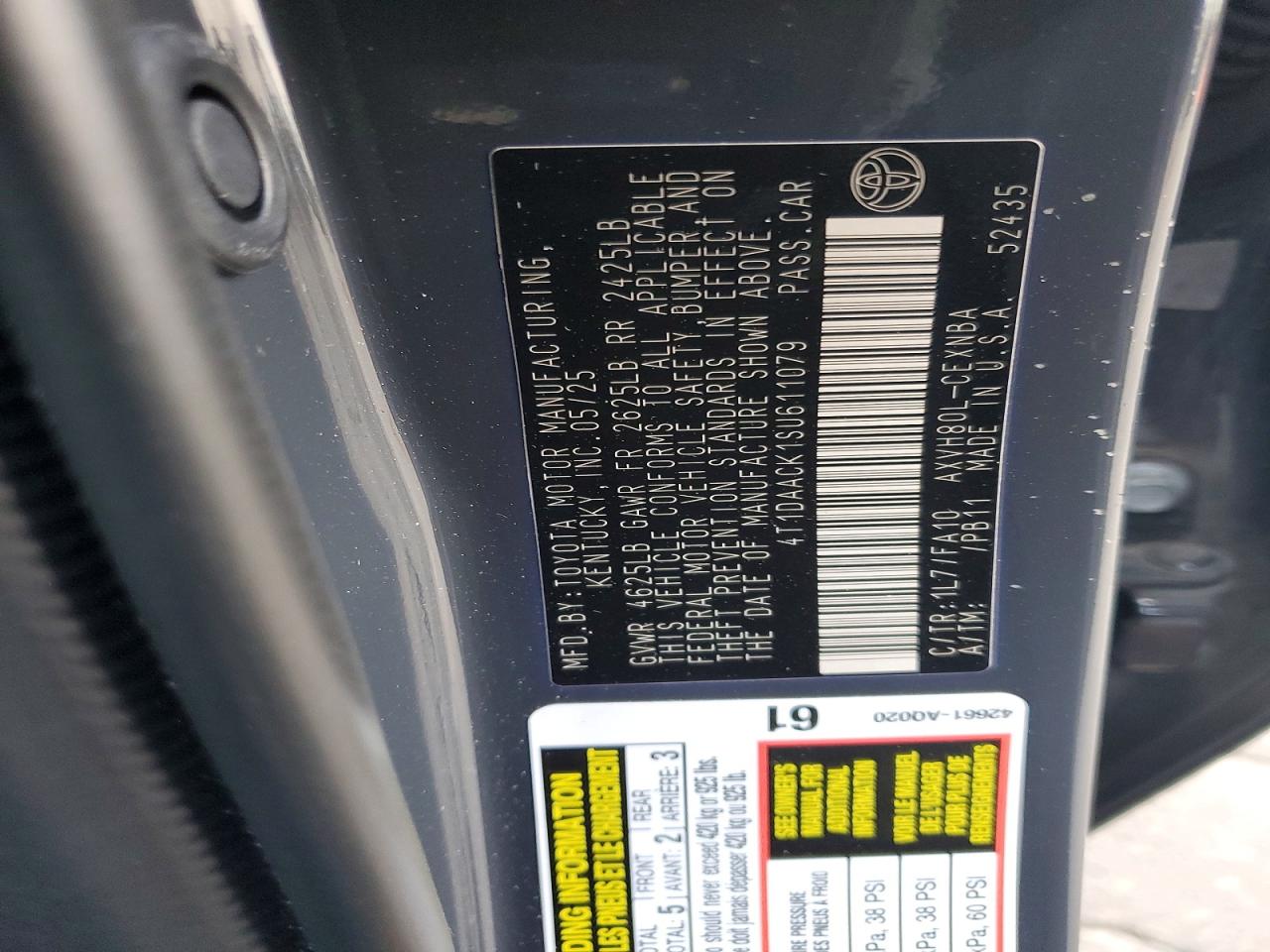 2025 TOYOTA CAMRY XSE photo 12