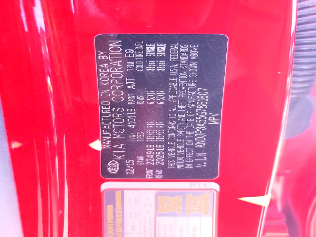 2016 KIA SOUL + photo 12