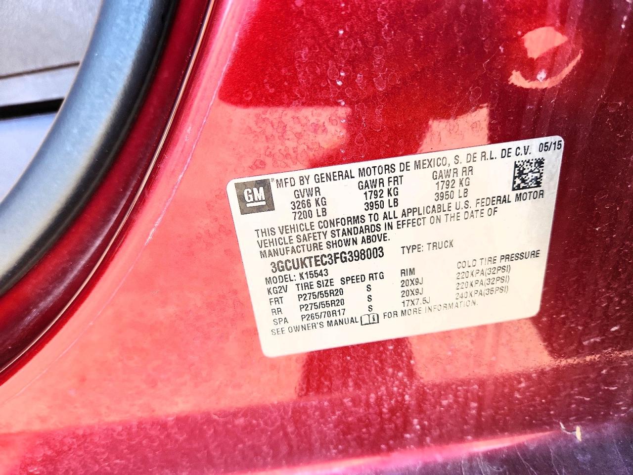 2015 CHEVROLET SILVERADO K1500 HIGH COUNTRY photo 12