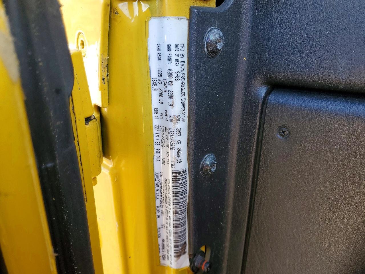 2004 JEEP WRANGLER / TJ RUBICON photo 12
