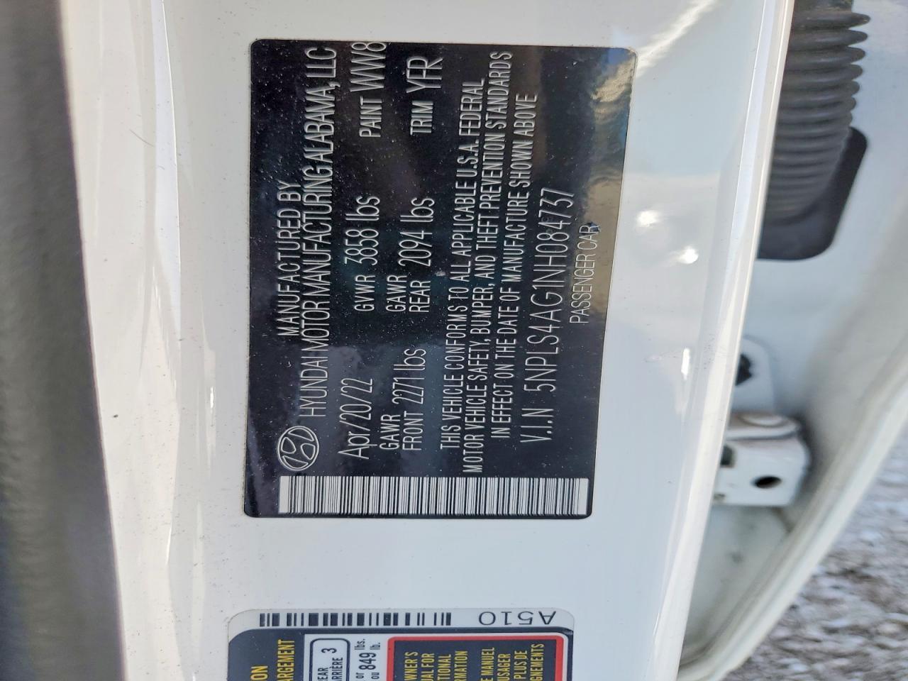 2022 HYUNDAI ELANTRA SEL photo 23