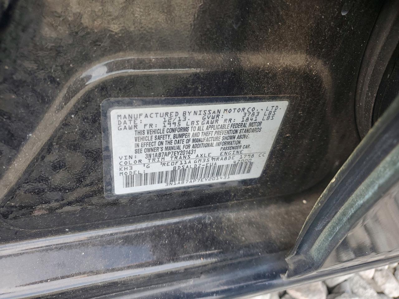 2014 NISSAN SENTRA S photo 12