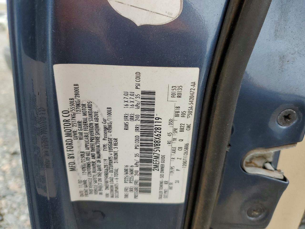 2008 MERCURY GRAND MARQUIS LS photo 23