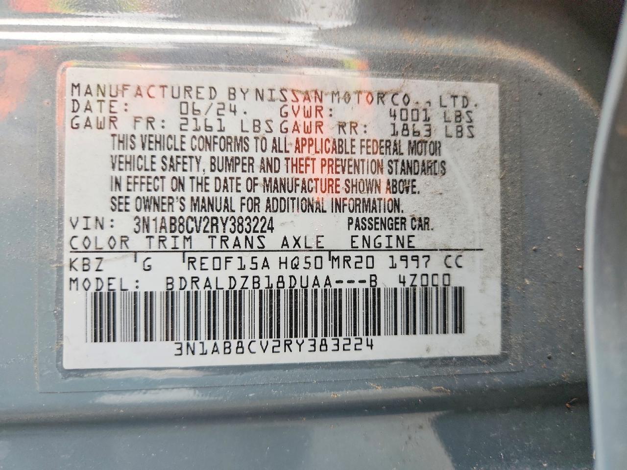 2024 NISSAN SENTRA SV photo 13
