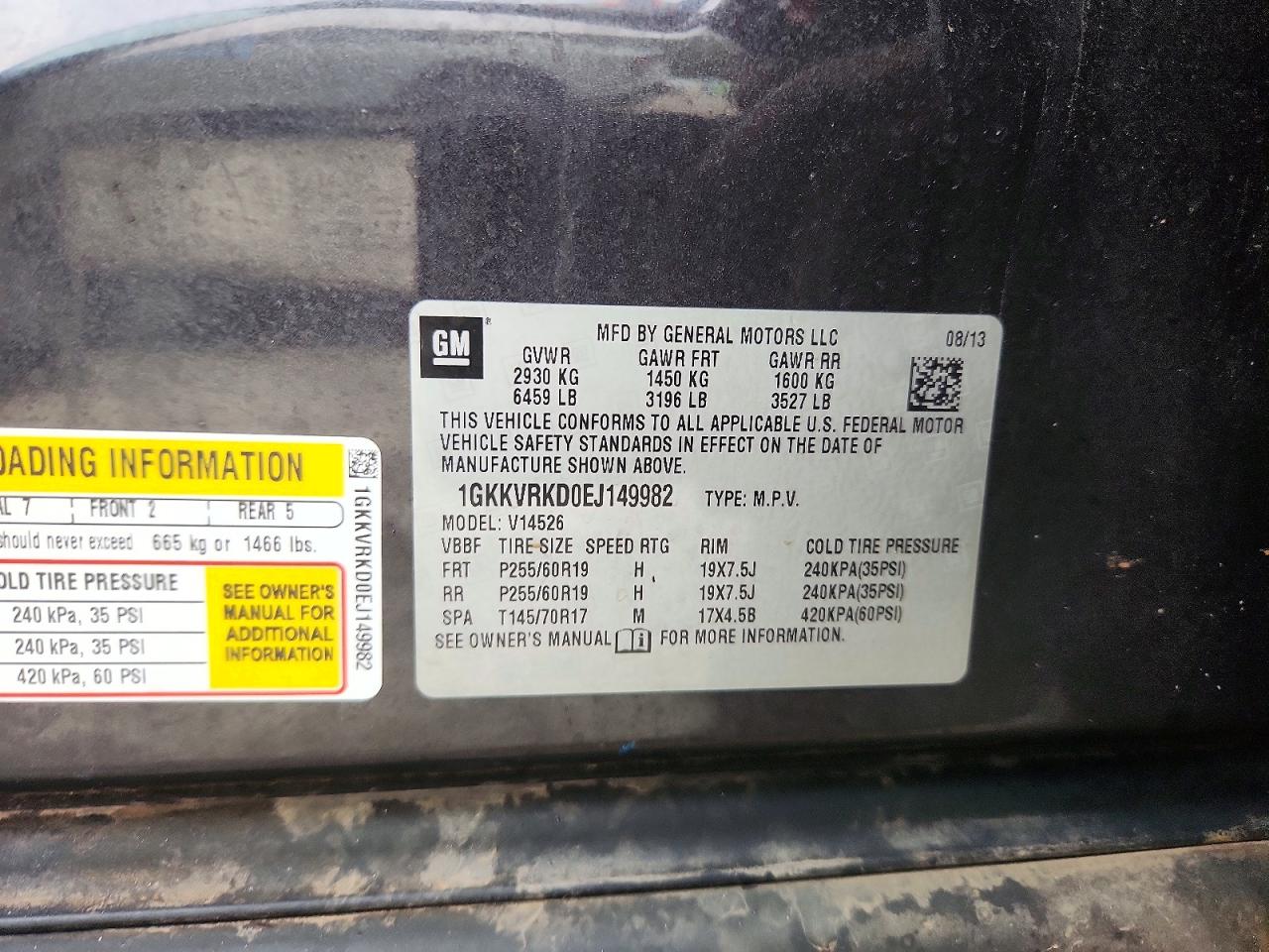 2014 GMC ACADIA SLT-1 photo 13