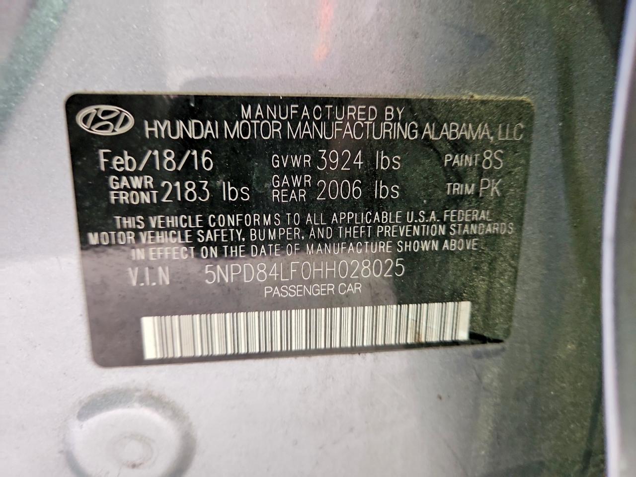 2017 HYUNDAI ELANTRA SE photo 13