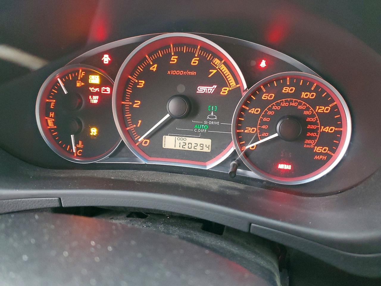2012 SUBARU IMPREZA WRX STI photo 9
