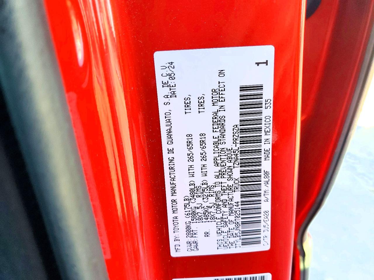 2024 TOYOTA TACOMA DOUBLE CAB photo 12