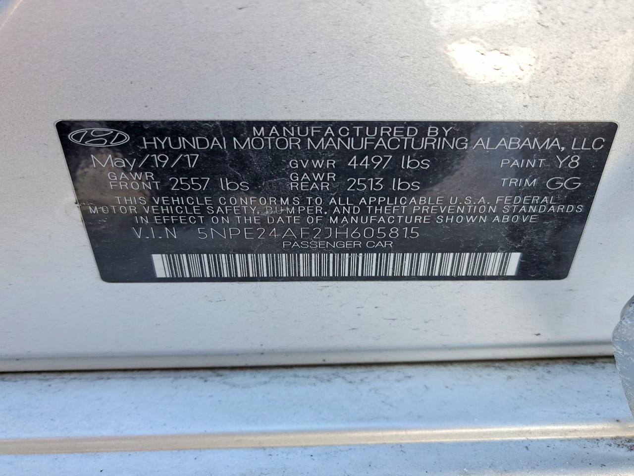 2018 HYUNDAI SONATA SE photo 37