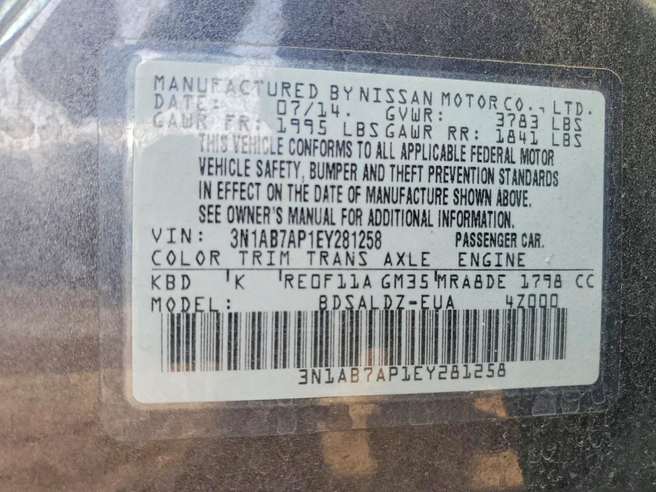 2014 NISSAN SENTRA S photo 12