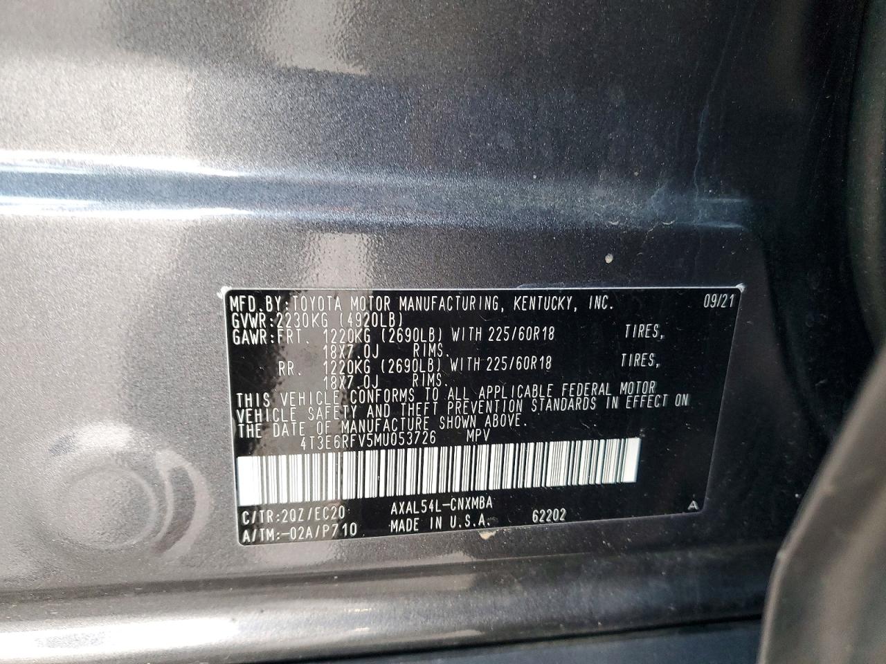2021 TOYOTA RAV4 XSE photo 13