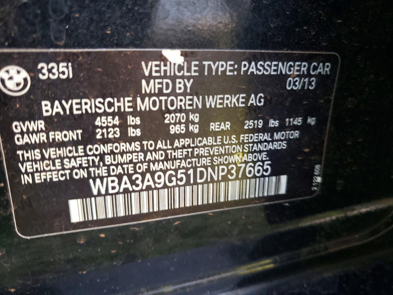 2013 BMW 335 I photo 13