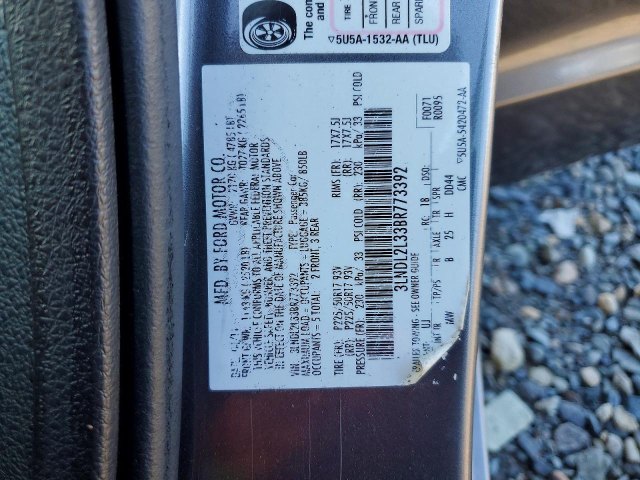 2011 LINCOLN MKZ HYBRID photo 12