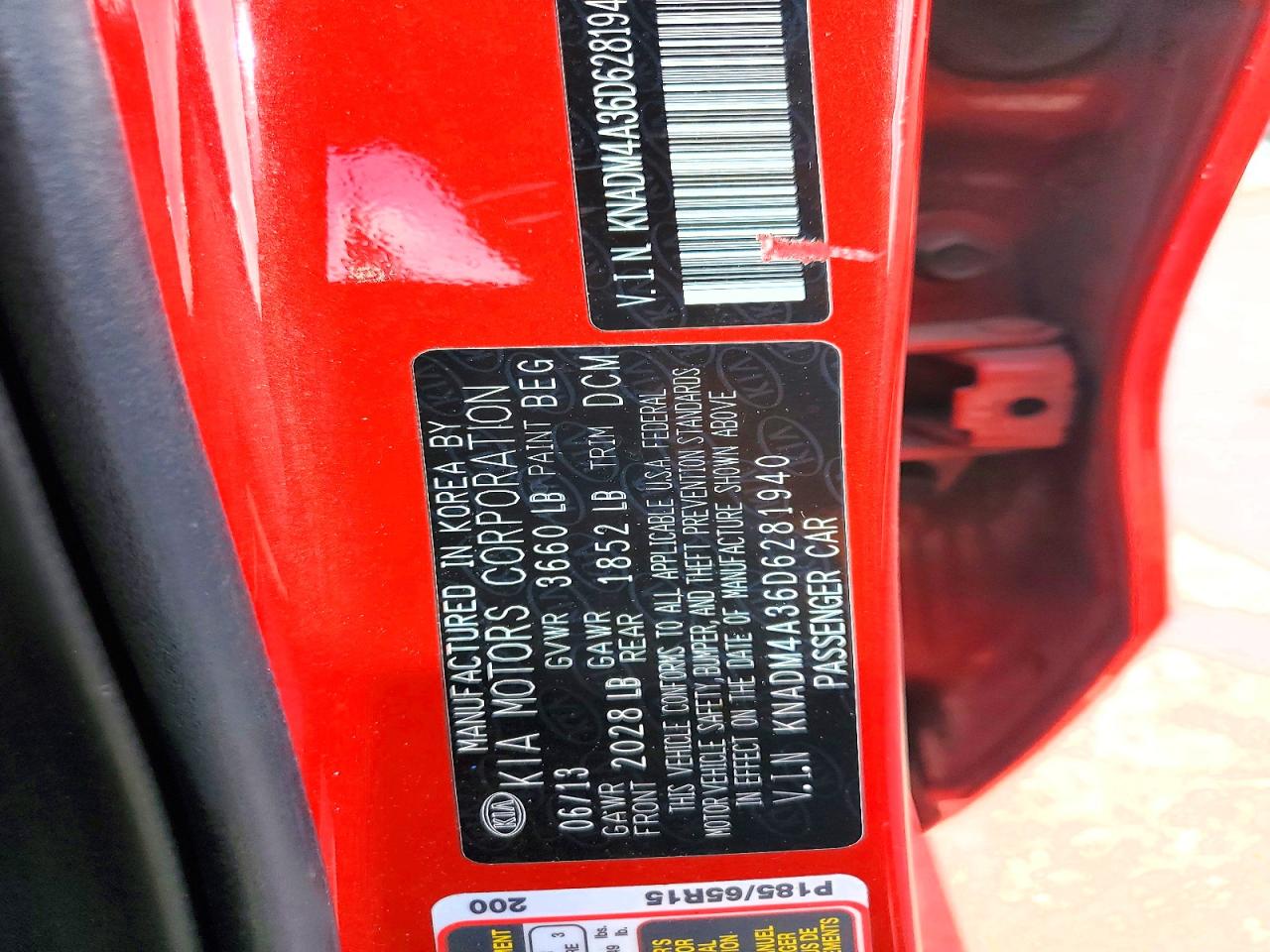 2013 KIA RIO LX photo 12